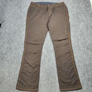 Dovetail Workwear Pants Womens 20 DX Bootcut Utility‎ Durable Pockets 34 Inseam
